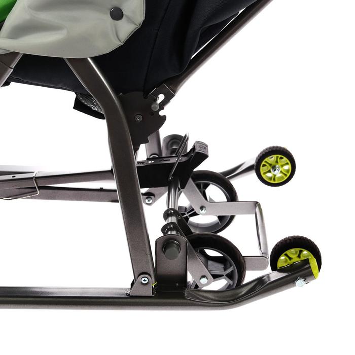 Санки-коляска "Ника детям 7. Тигр", цвет лимонный