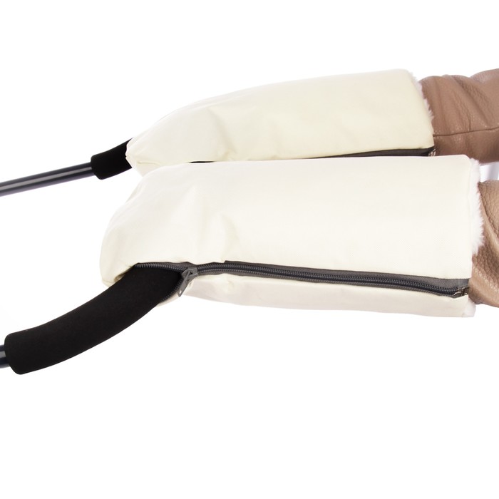 Санки-коляска "Ника детям 7-2. Мишка", цвет бежевый