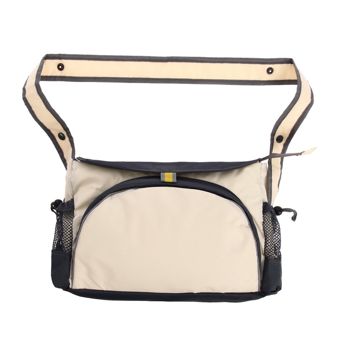 Санки-коляска "Ника детям 7-2. Мишка", цвет бежевый