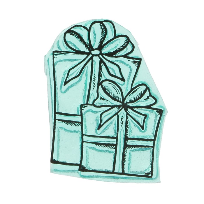 Штамп "Подарок-1" 2,2х2,9 см