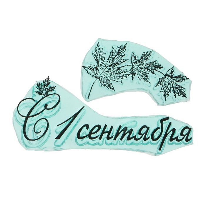Штамп "1 сентября" 4,8х3 см (набор 2 детали)