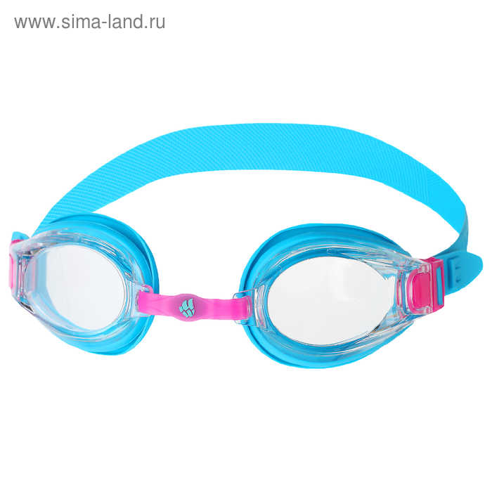 Очки для плавания детские Bubble, M0411 03 0 04W, цвет голубой