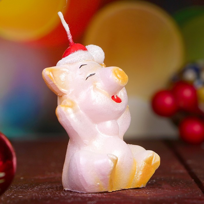 Свеча "Весельчак" Символ Года 2019