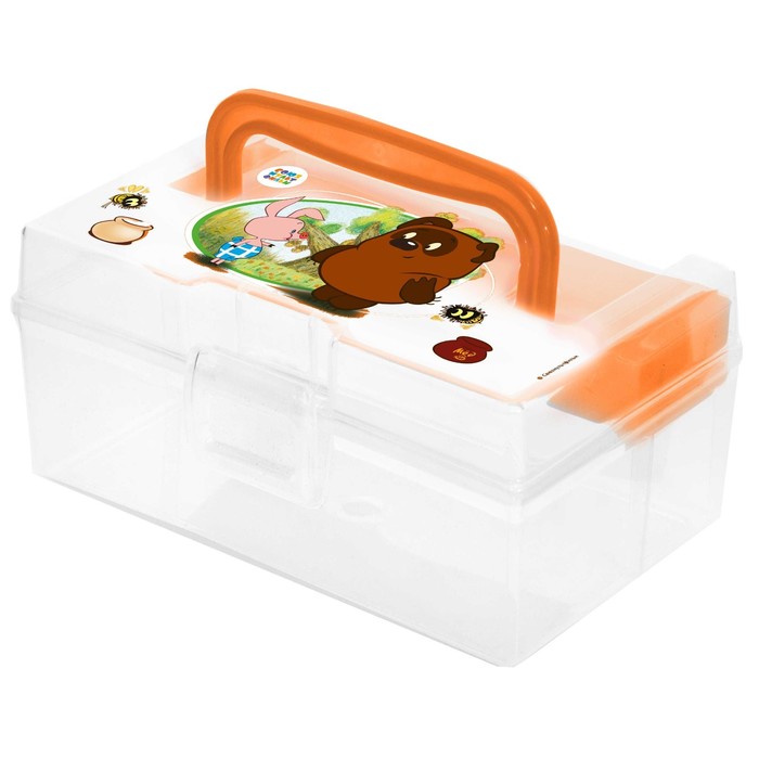 Контейнер для мелочей с вкладышем 0,8 л, МИКС