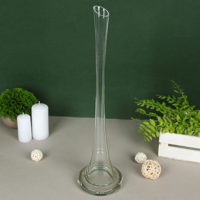 Ваза "Фристайл" с-3 горл.d-5.5см, 50х11см,