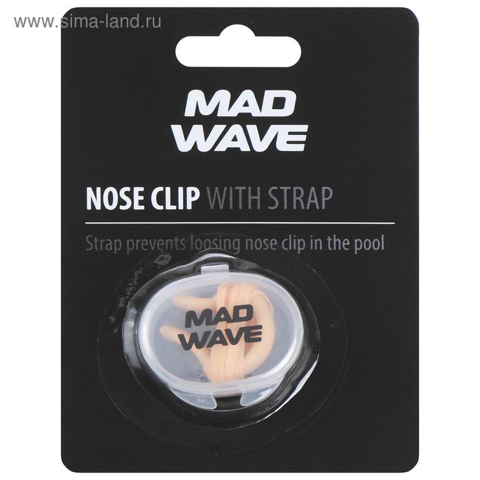 фото Зажим носовой nose clip with safety strap, m0716 03 0 00w mad wave