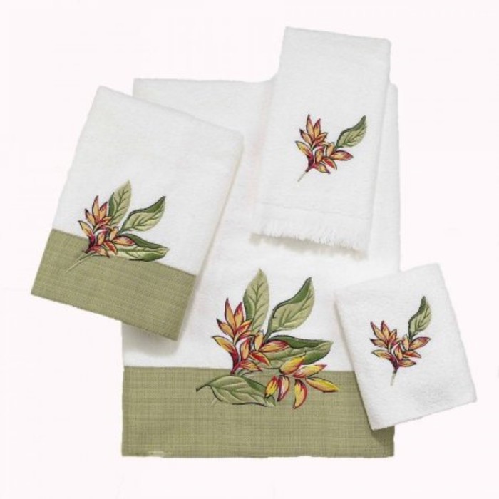 Полотенце Maya, размер 41х76 см, белый, велюр