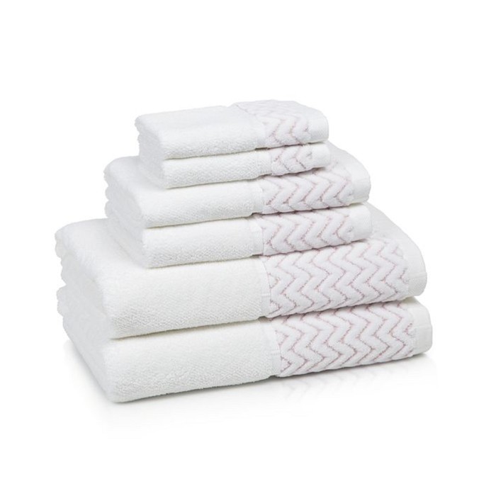 Полотенце Chalet Blush, размер 46х71 см, белый, махра