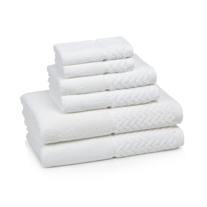 Полотенце Chalet White, размер 46х71 см, белый, махра