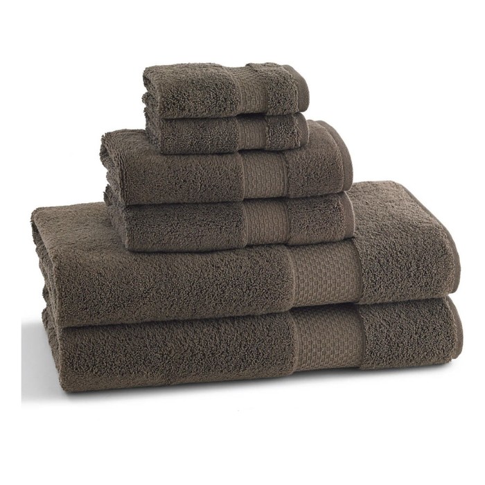 Полотенце Chocolate, размер 46х71 см, коричневый, махра