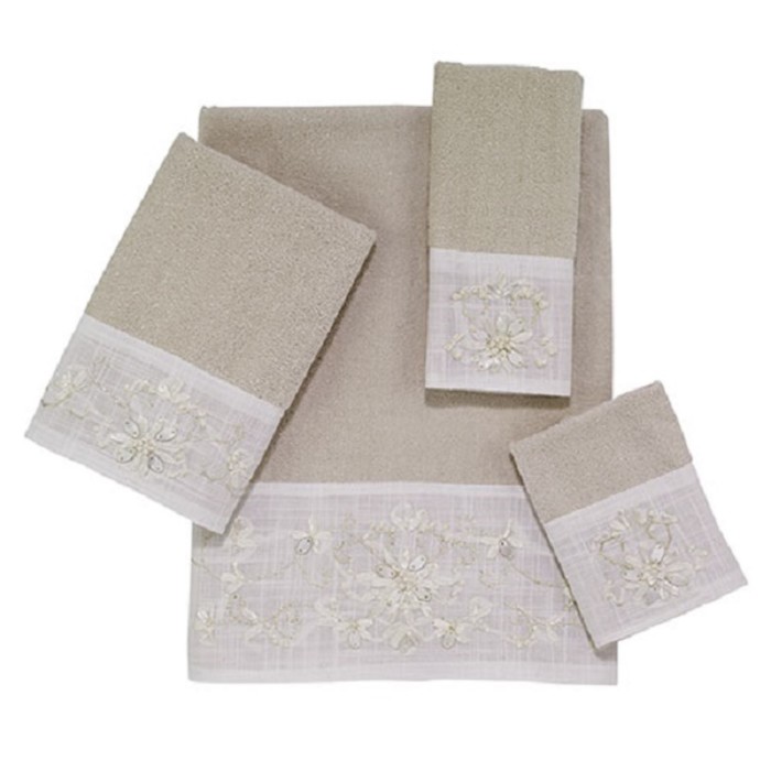 Полотенце Classical, размер 41х76 см, бежевый, велюр