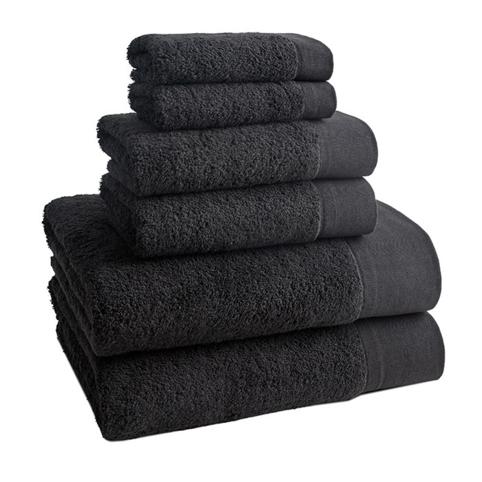 Полотенце Beluga, размер 46х71 см, чёрный, махра