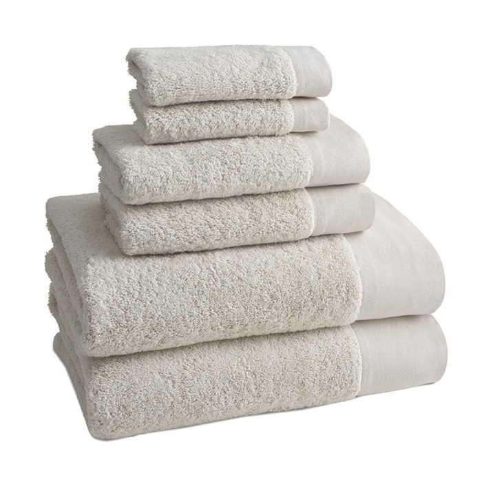 Полотенце Birch, размер 46х71 см, бежевый, махра