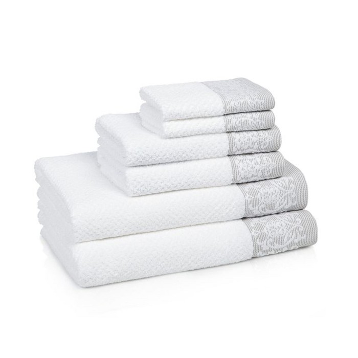 Полотенце Linen, размер 76х137 см, белый, махра