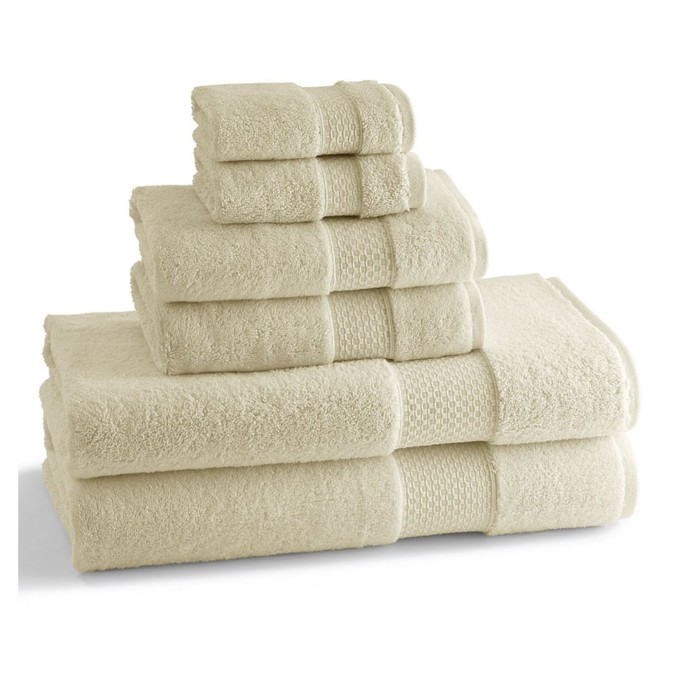 Полотенце Ivory, размер 76х137 см, кремовый, махра