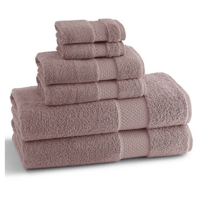 Полотенце Rosette, размер 86х168 см, розовый, махра