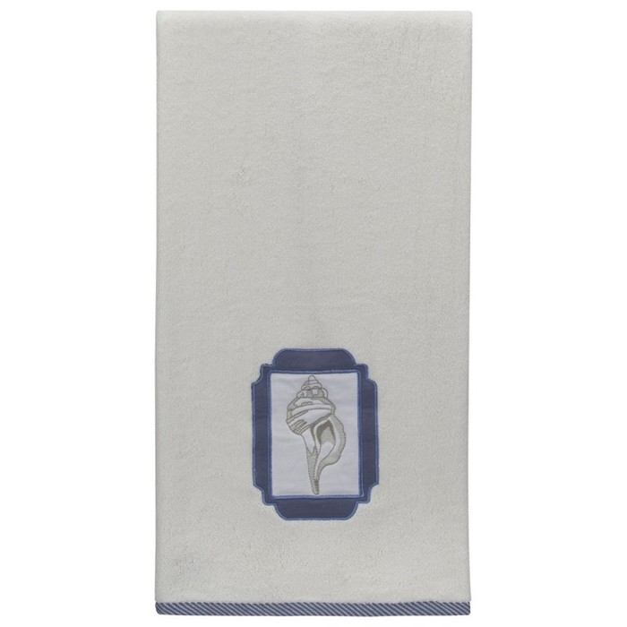 Полотенце Seaside, размер 64х127 см, белый, махра