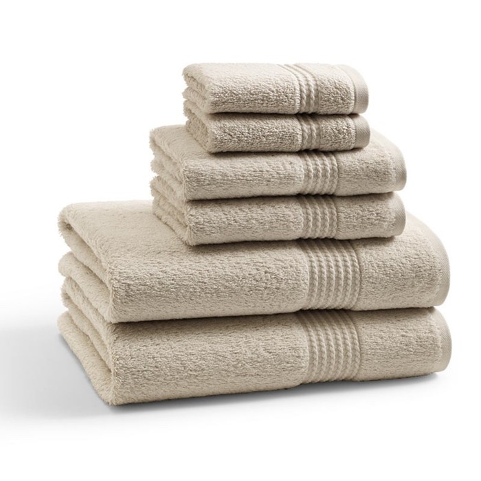 Полотенце Birch, размер 33х33 см, бежевый, махра