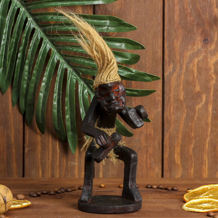 Сувенир дерево "Абориген именинник" 13х6,5х6,5 см