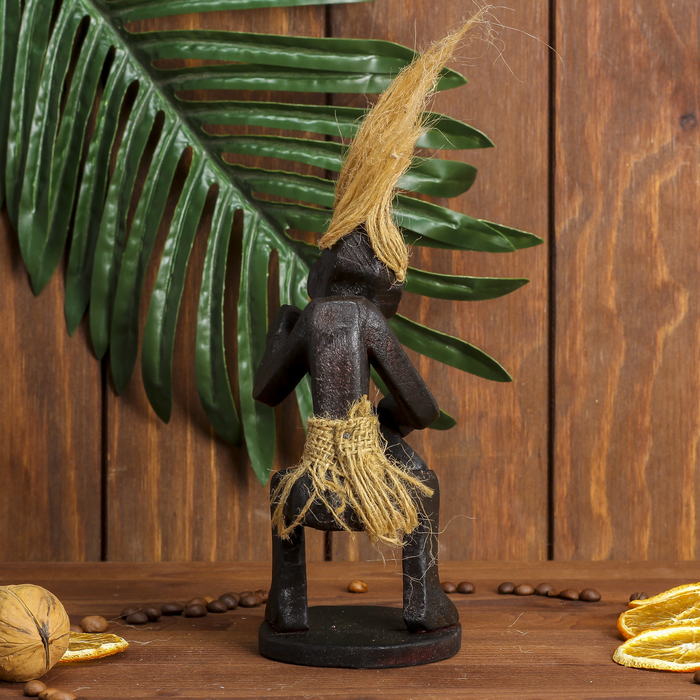 Сувенир дерево "Абориген именинник" 13х6,5х6,5 см