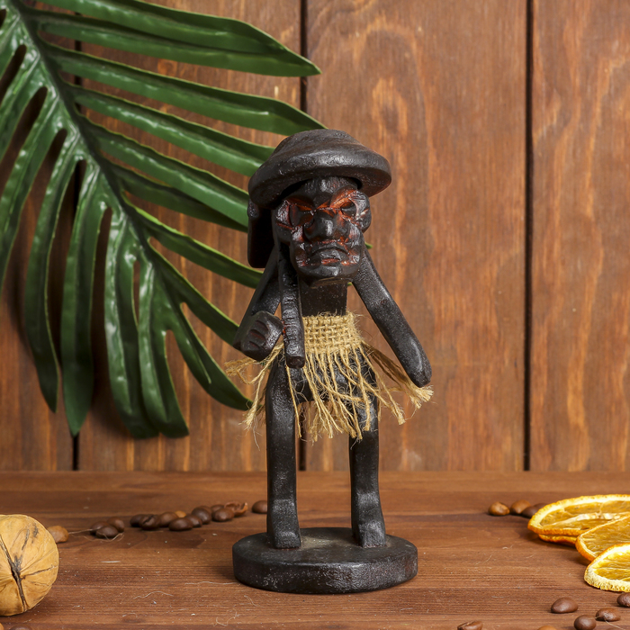 Сувенир дерево "Абориген фермер" 15х6,5х6,5 см