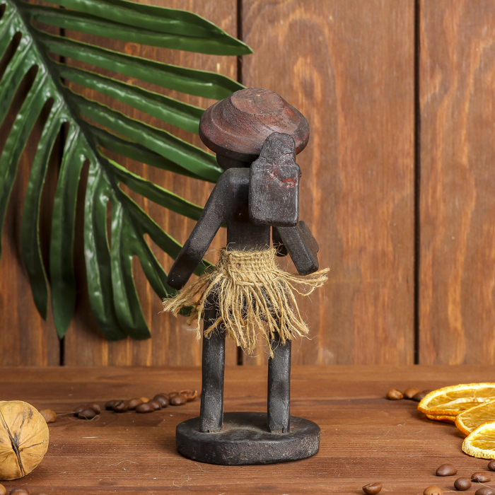 Сувенир дерево "Абориген фермер" 15х6,5х6,5 см