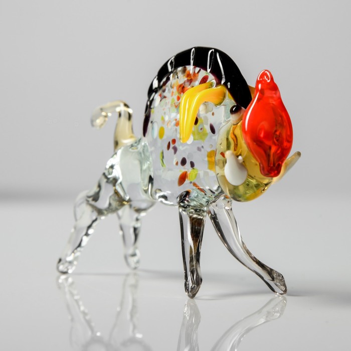 Сувенир из стекла миди 07 "Свинка"