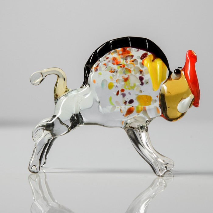 Сувенир из стекла миди 07 "Свинка"