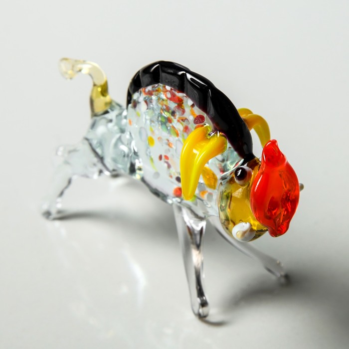 Сувенир из стекла миди 07 "Свинка"