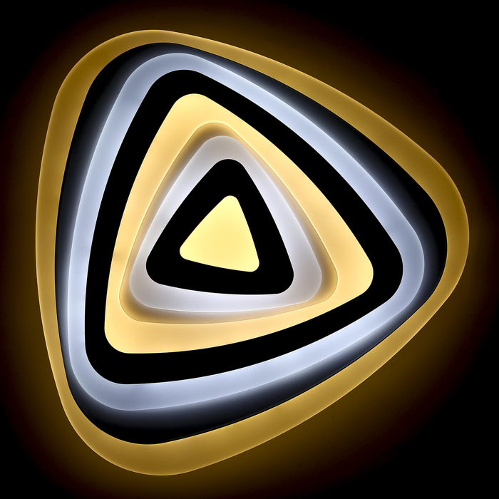 Люстра с пультом ДУ "Бионика" LED 83Вт 50х50х5см.