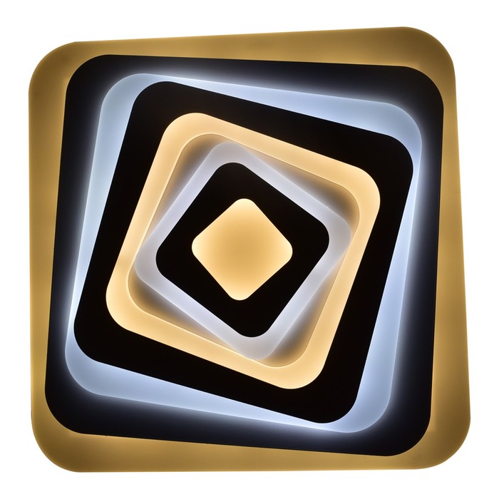 Люстра с пультом ДУ "Бионика" LED 96Вт 50х50х5см.