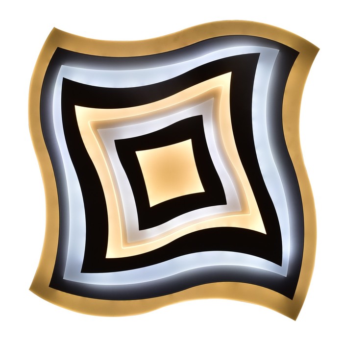 Люстра с пультом ДУ "Бионика" LED 103Вт 50х50х5см.