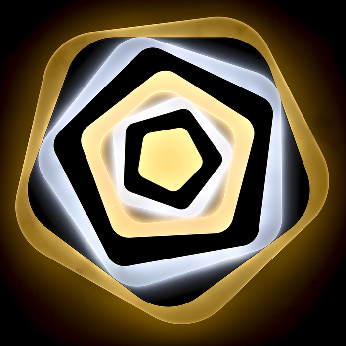 Люстра с пультом ДУ "Бионика" LED 83Вт 50х50х5см.