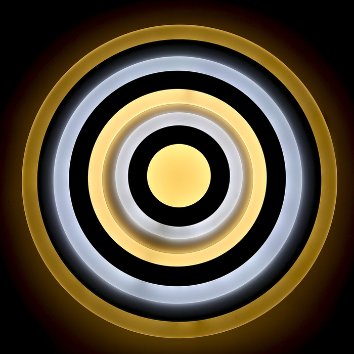 Люстра с пультом ДУ "Бионика" LED 83Вт 50х50х5см.