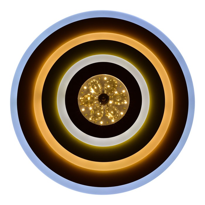 Люстра с пультом ДУ "Бионика" LED 94Вт 50х50х6см.