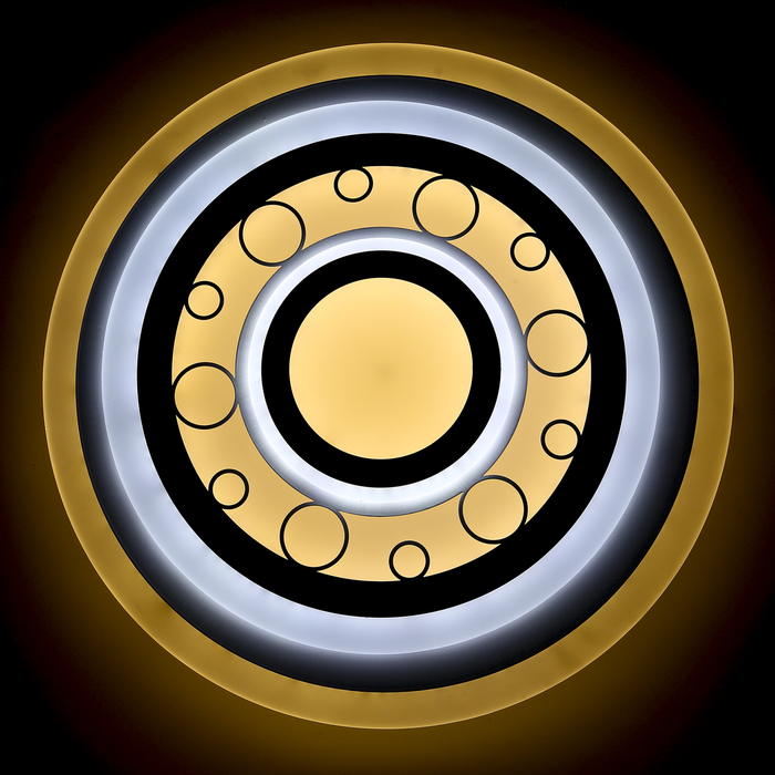 Люстра с пультом ДУ "Бионика" LED 85Вт 50х50х6см.