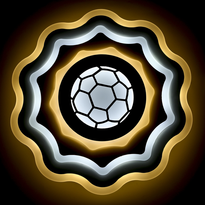 Люстра без пульта ДУ "Бионика" LED 69Вт 50х50х6см.