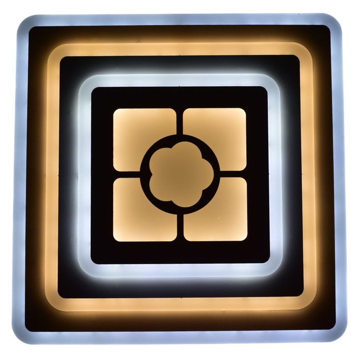 Люстра без пульта ДУ "Бионика" LED 93Вт 48х48х6см.