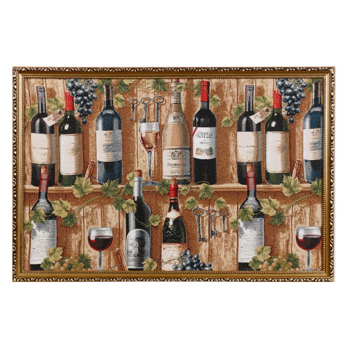 Гобеленовая картина "Красное вино" 75*50 см