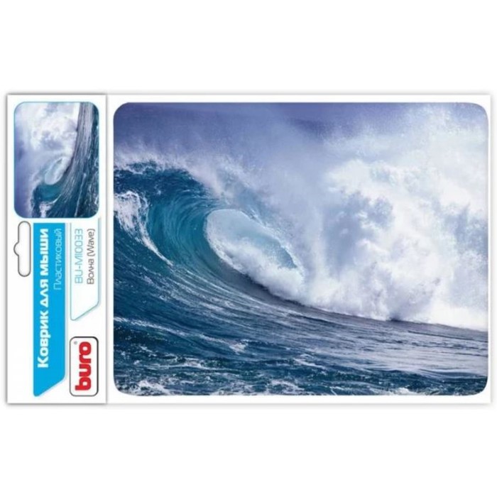 Коврик для мыши Buro BU-M10033 рисунок/волна