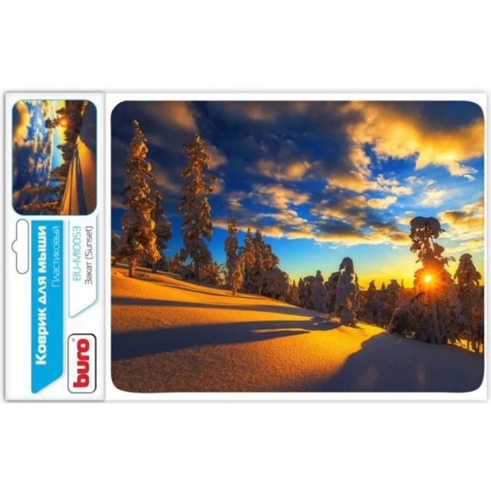 Коврик для мыши Buro BU-M10053 рисунок/закат