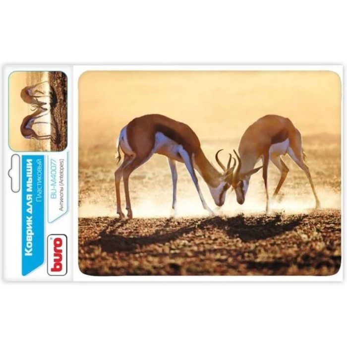 Коврик для мыши Buro BU-M40077 рисунок/антилопы