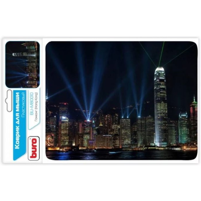 Коврик для мыши Buro BU-M80010 рисунок/Гонконг