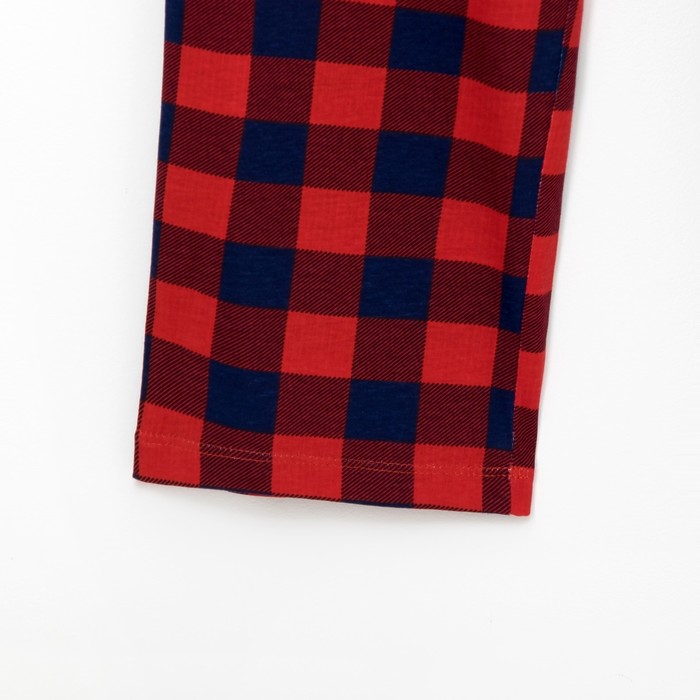 Брюки женские KAFTAN "Hello winter",в клетку, р-р 40-42, 100% хл