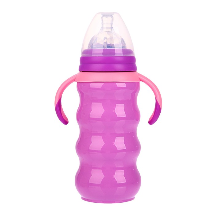 Бутылочка-термос для кормления детская, 300 мл, от 0 мес., цвета МИКС