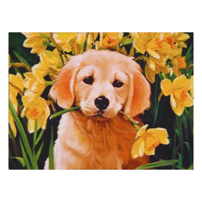 Алмазная мозаика "Весенний подарок" 40*30 см, 41 цвет