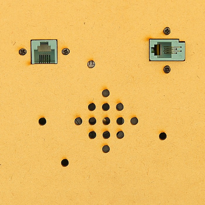 Ретро телефон, цвет потускневший бронзовый, полистоун, 20х26х24 см