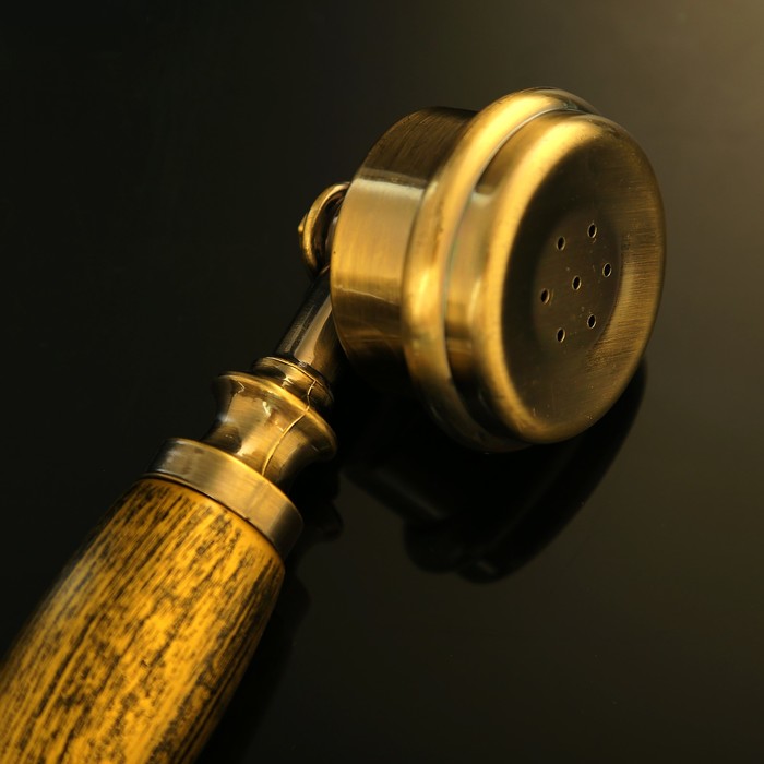 Ретро телефон, объёмный ажурный бронзовый узор, полистоун, 20х26х22 см