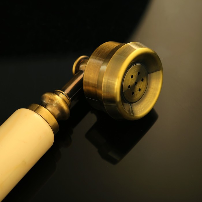 Ретро телефон «Слоновая кость», прямоугольный, полистоун, 17х26х30 см