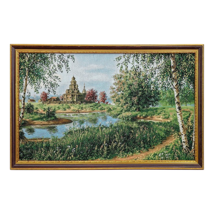 Гобеленовая картина "Церквушка" 55*85 см